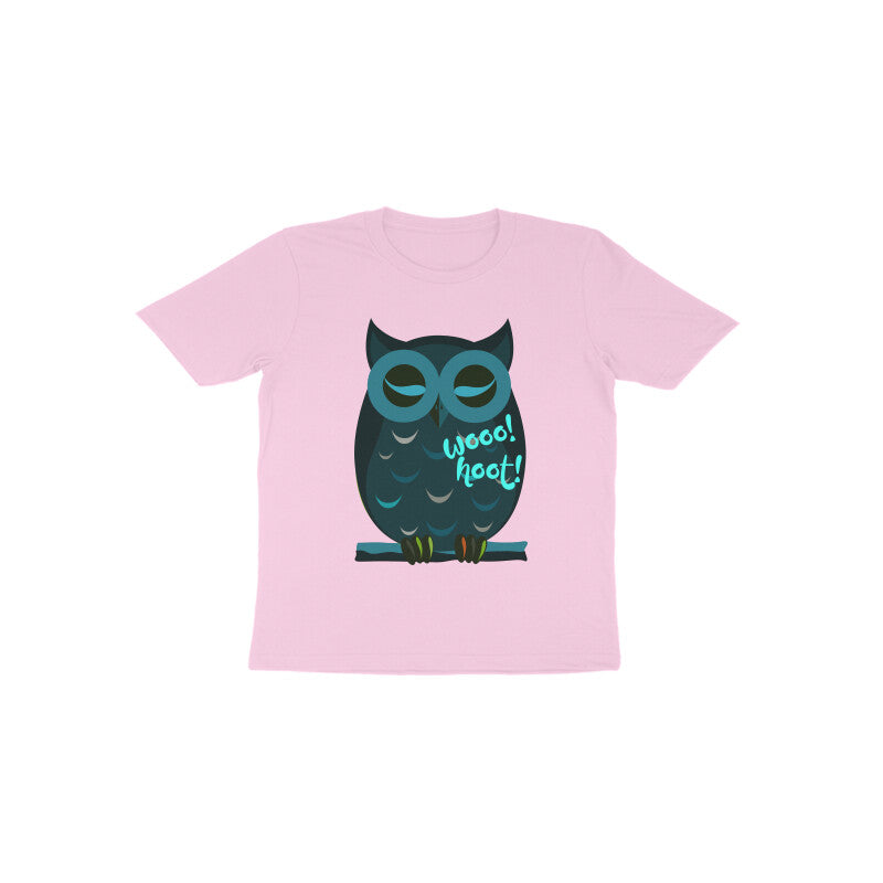 Toddler Half Sleeve Round Neck Tshirt – Owl puraidoprints