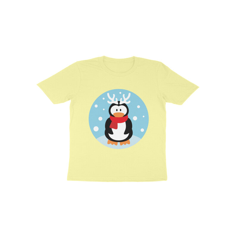 Toddler Half Sleeve Round Neck Tshirt – Penguin puraidoprints