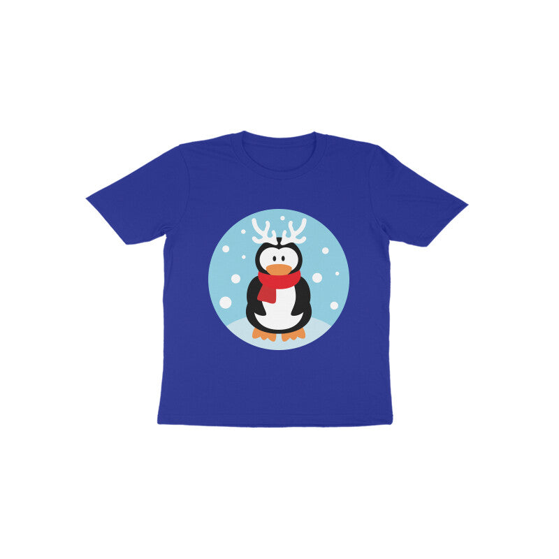 Toddler Half Sleeve Round Neck Tshirt – Penguin puraidoprints