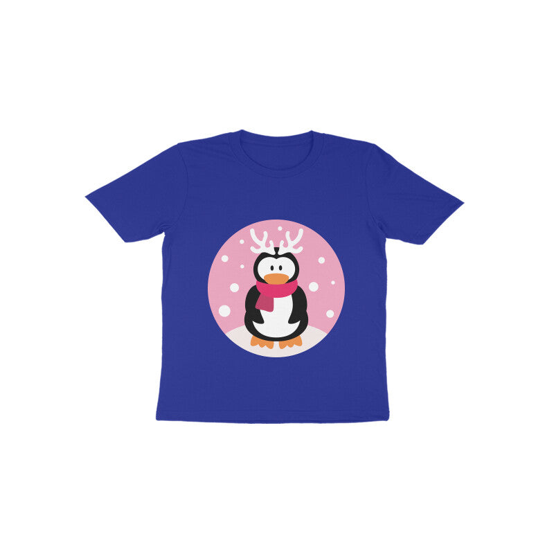 Toddler Half Sleeve Round Neck Tshirt – Penguin puraidoprints