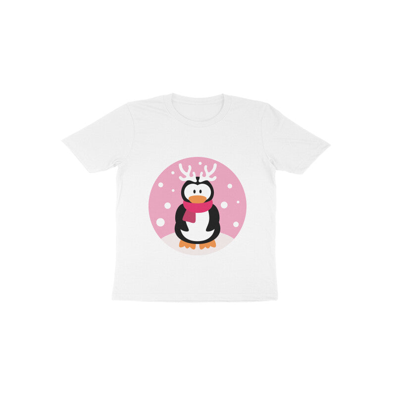 Toddler Half Sleeve Round Neck Tshirt – Penguin puraidoprints