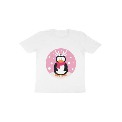 Toddler Half Sleeve Round Neck Tshirt – Penguin puraidoprints