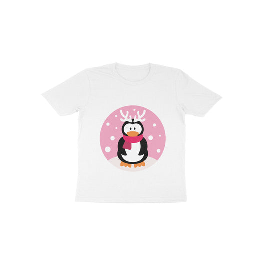 Toddler Half Sleeve Round Neck Tshirt – Penguin puraidoprints