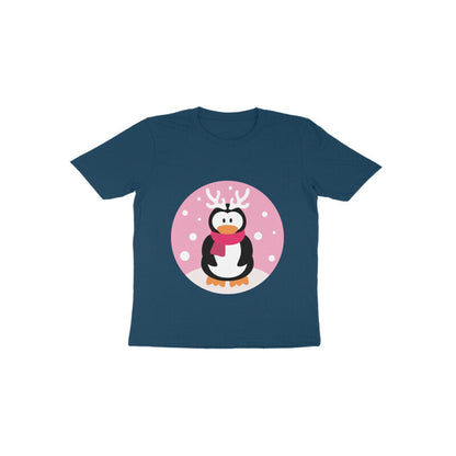 Toddler Half Sleeve Round Neck Tshirt – Penguin puraidoprints