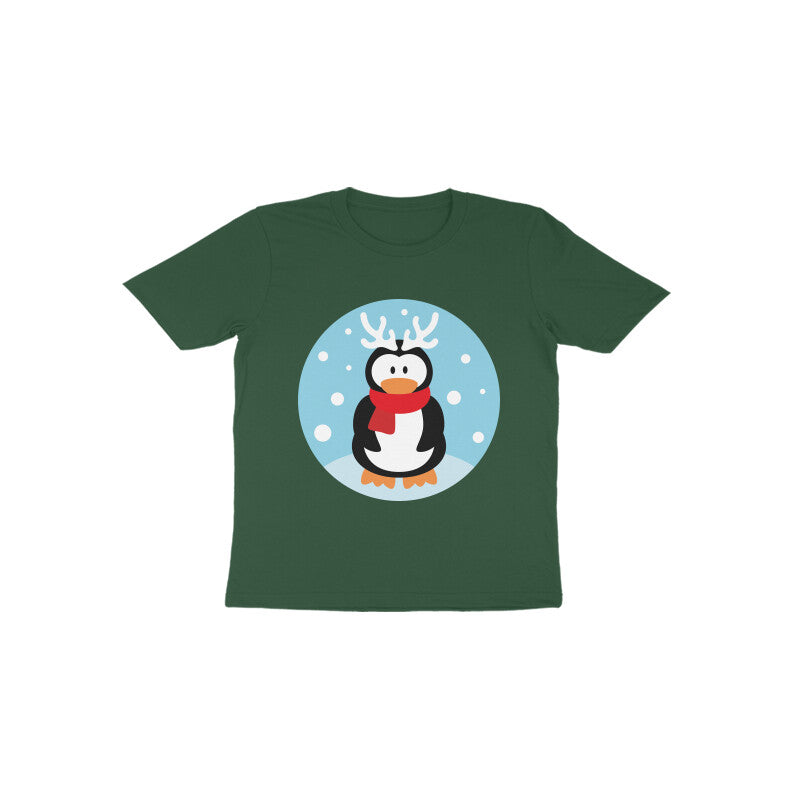 Toddler Half Sleeve Round Neck Tshirt – Penguin puraidoprints