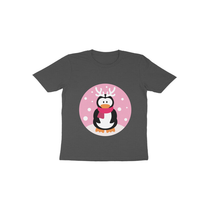 Toddler Half Sleeve Round Neck Tshirt – Penguin puraidoprints