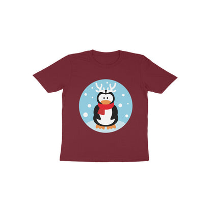 Toddler Half Sleeve Round Neck Tshirt – Penguin puraidoprints