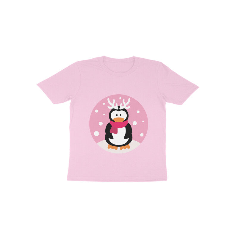Toddler Half Sleeve Round Neck Tshirt – Penguin puraidoprints