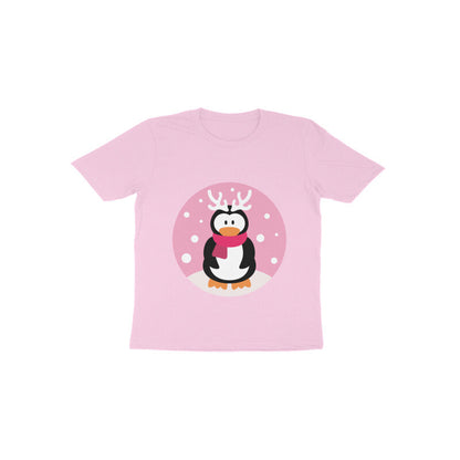 Toddler Half Sleeve Round Neck Tshirt – Penguin puraidoprints