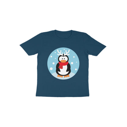 Toddler Half Sleeve Round Neck Tshirt – Penguin puraidoprints