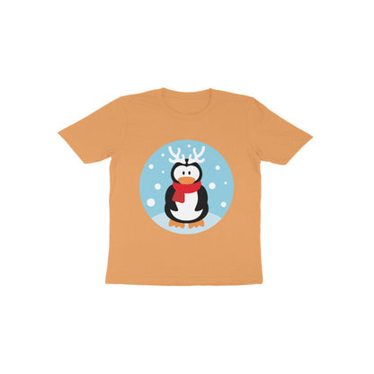 Toddler Half Sleeve Round Neck Tshirt – Penguin puraidoprints