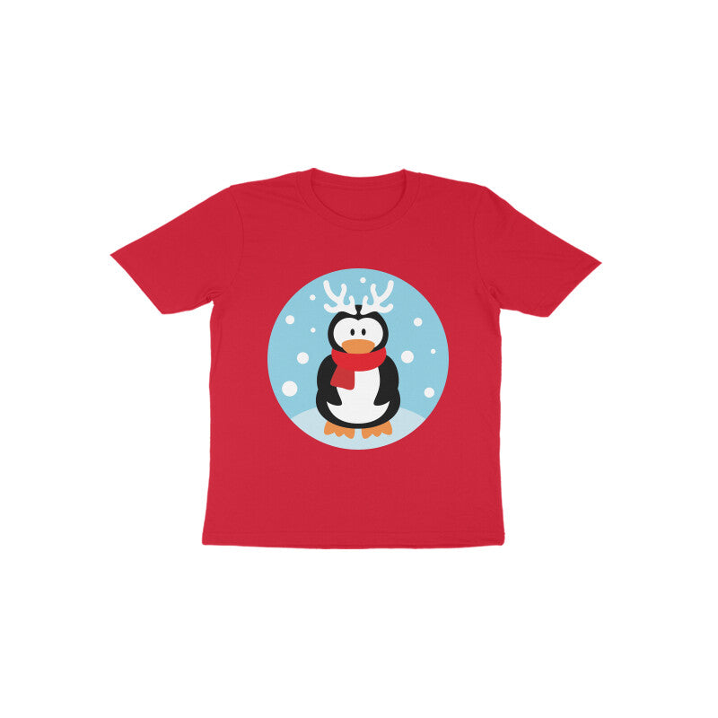 Toddler Half Sleeve Round Neck Tshirt – Penguin puraidoprints