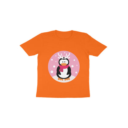 Toddler Half Sleeve Round Neck Tshirt – Penguin puraidoprints