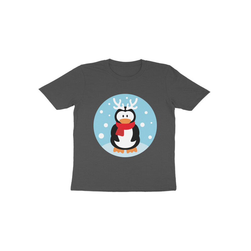 Toddler Half Sleeve Round Neck Tshirt – Penguin puraidoprints