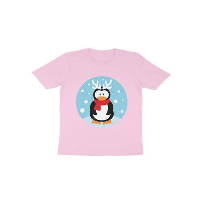 Toddler Half Sleeve Round Neck Tshirt – Penguin puraidoprints