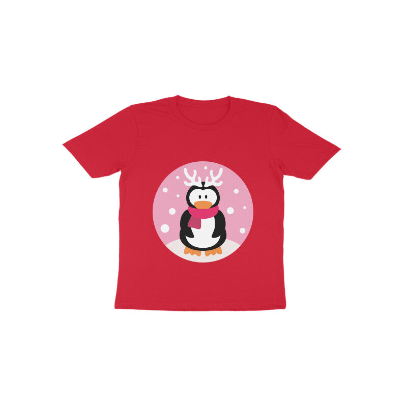 Toddler Half Sleeve Round Neck Tshirt – Penguin puraidoprints