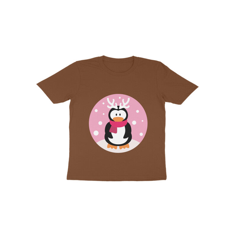 Toddler Half Sleeve Round Neck Tshirt – Penguin puraidoprints