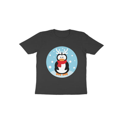 Toddler Half Sleeve Round Neck Tshirt – Penguin puraidoprints