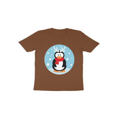 Toddler Half Sleeve Round Neck Tshirt – Penguin puraidoprints