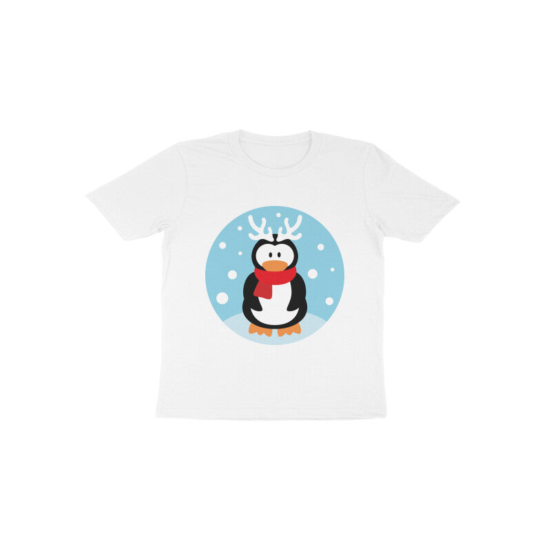 Toddler Half Sleeve Round Neck Tshirt – Penguin puraidoprints