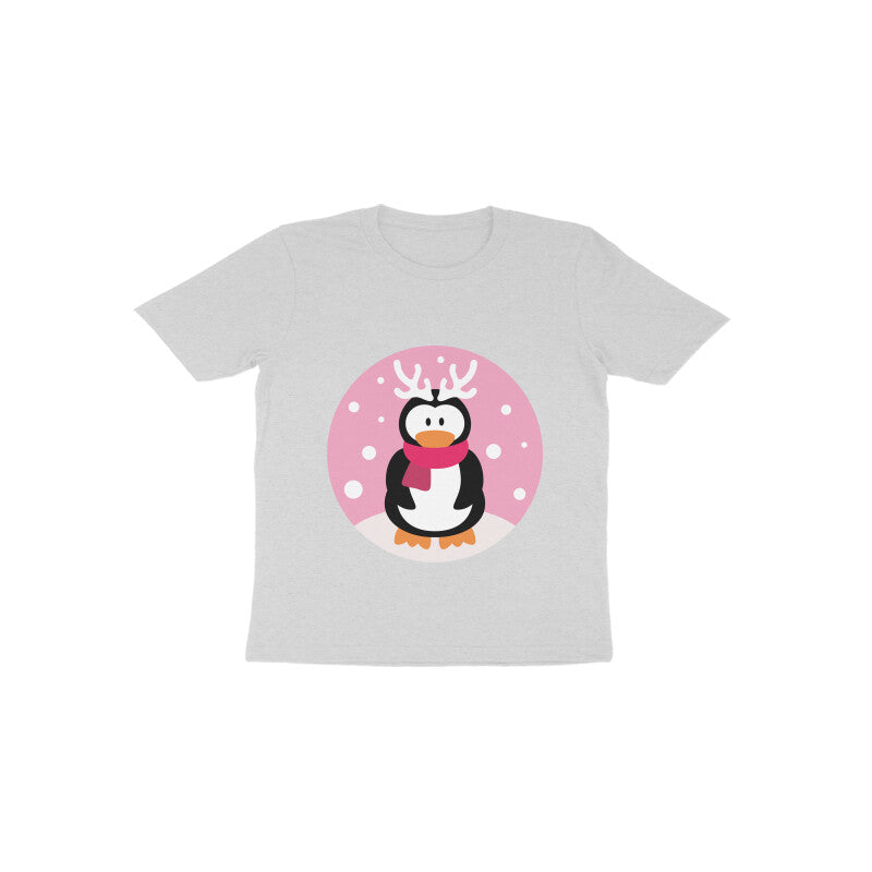Toddler Half Sleeve Round Neck Tshirt – Penguin puraidoprints