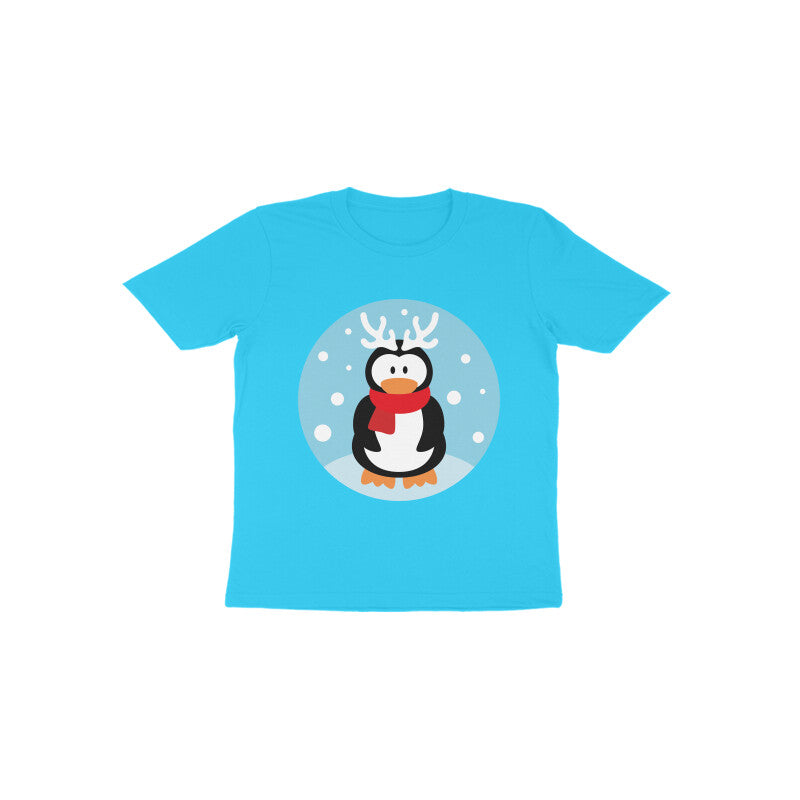 Toddler Half Sleeve Round Neck Tshirt – Penguin puraidoprints