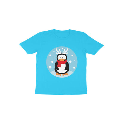 Toddler Half Sleeve Round Neck Tshirt – Penguin puraidoprints