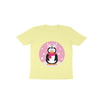 Toddler Half Sleeve Round Neck Tshirt – Penguin puraidoprints