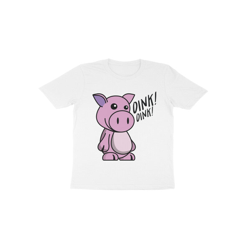 Toddler Half Sleeve Round Neck Tshirt – Piggy puraidoprints