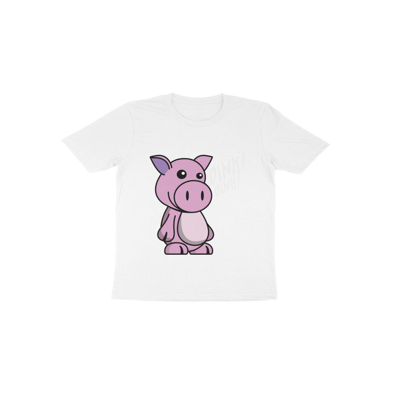 Toddler Half Sleeve Round Neck Tshirt – Piggy puraidoprints