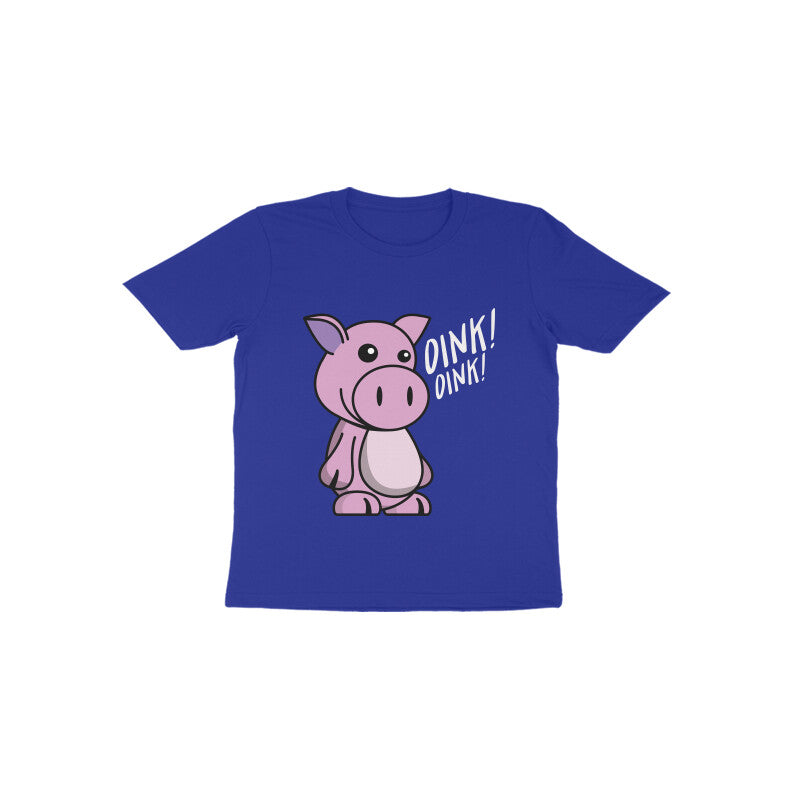 Toddler Half Sleeve Round Neck Tshirt – Piggy puraidoprints