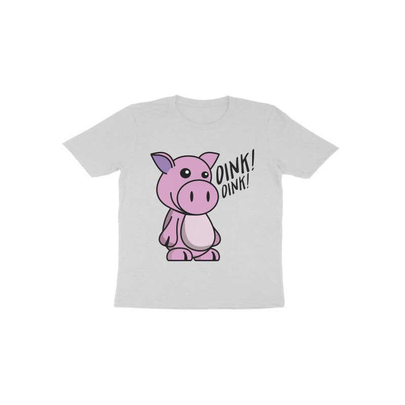 Toddler Half Sleeve Round Neck Tshirt – Piggy puraidoprints