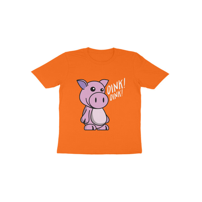 Toddler Half Sleeve Round Neck Tshirt – Piggy puraidoprints