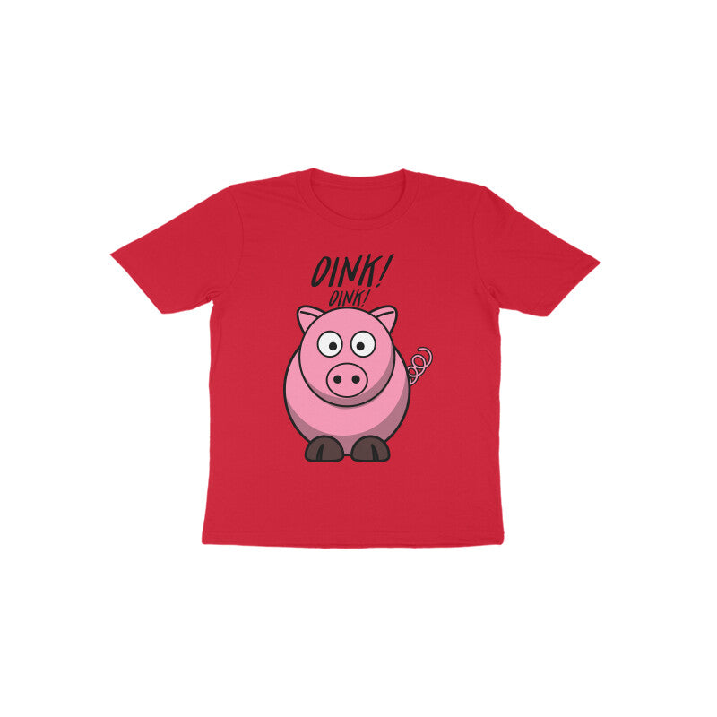 Toddler Half Sleeve Round Neck Tshirt – Piggy puraidoprints