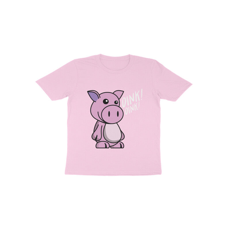 Toddler Half Sleeve Round Neck Tshirt – Piggy puraidoprints