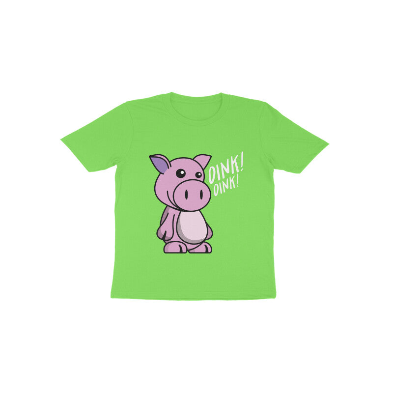 Toddler Half Sleeve Round Neck Tshirt – Piggy puraidoprints