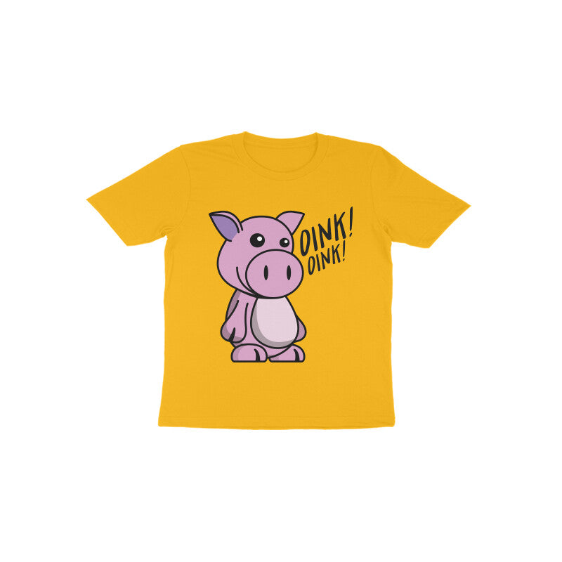 Toddler Half Sleeve Round Neck Tshirt – Piggy puraidoprints