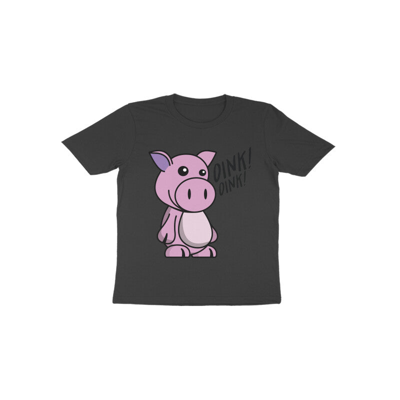 Toddler Half Sleeve Round Neck Tshirt – Piggy puraidoprints