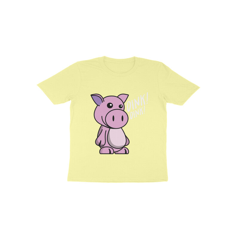 Toddler Half Sleeve Round Neck Tshirt – Piggy puraidoprints