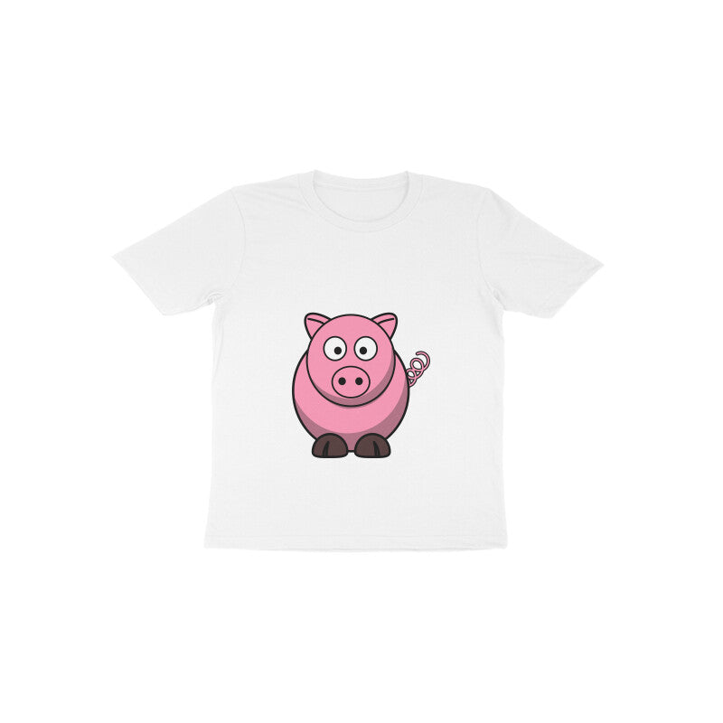 Toddler Half Sleeve Round Neck Tshirt – Piggy puraidoprints