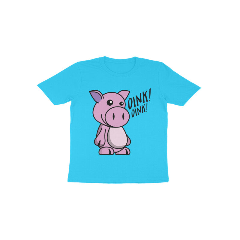 Toddler Half Sleeve Round Neck Tshirt – Piggy puraidoprints