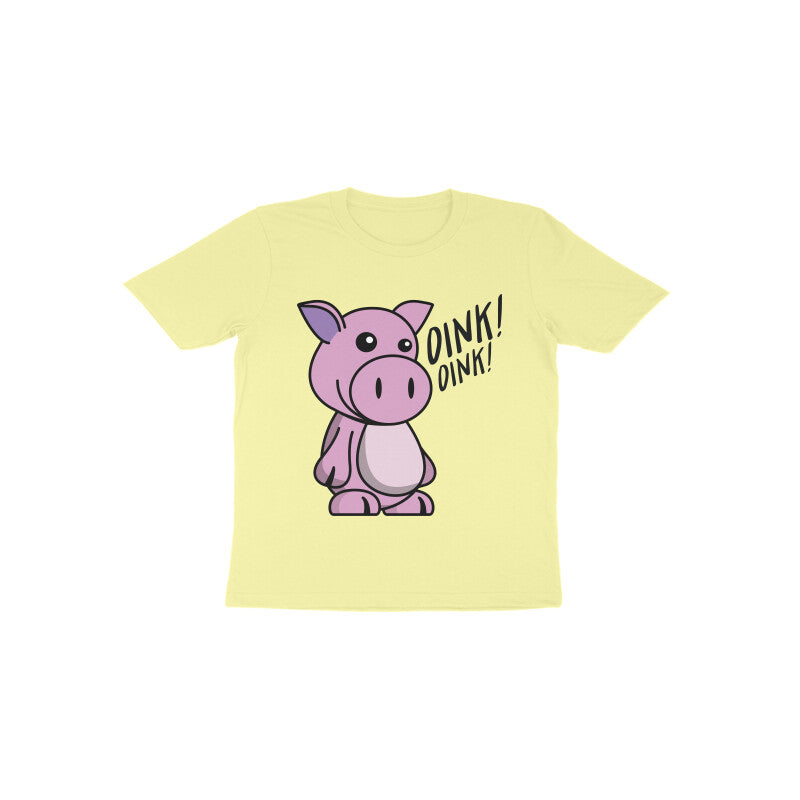 Toddler Half Sleeve Round Neck Tshirt – Piggy puraidoprints