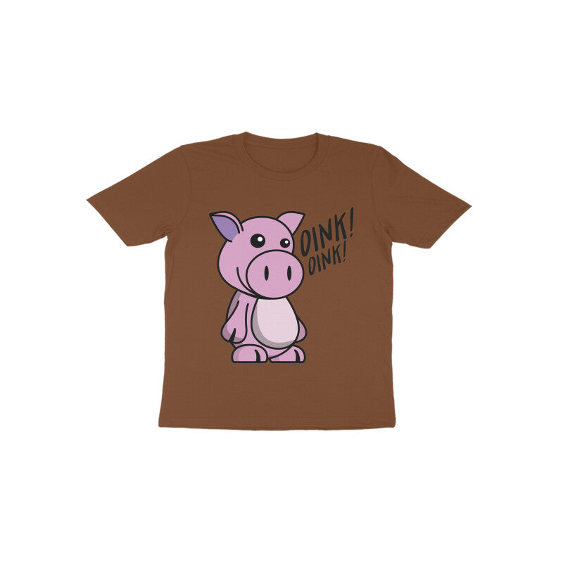 Toddler Half Sleeve Round Neck Tshirt – Piggy puraidoprints