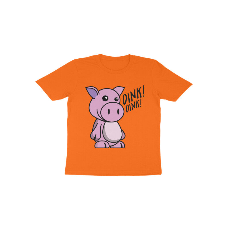 Toddler Half Sleeve Round Neck Tshirt – Piggy puraidoprints
