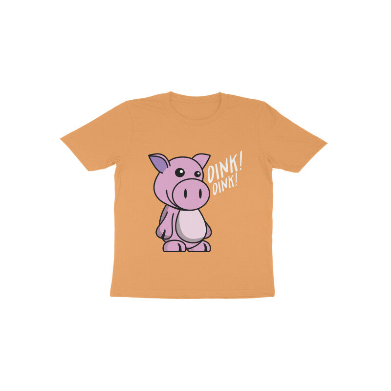 Toddler Half Sleeve Round Neck Tshirt – Piggy puraidoprints