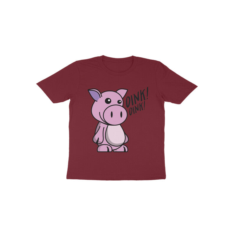 Toddler Half Sleeve Round Neck Tshirt – Piggy puraidoprints