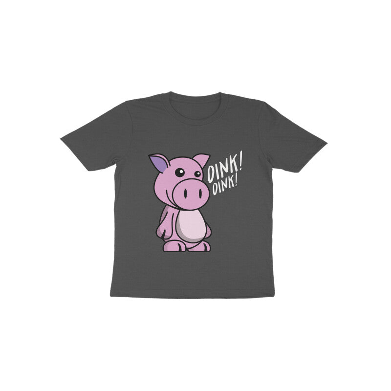 Toddler Half Sleeve Round Neck Tshirt – Piggy puraidoprints