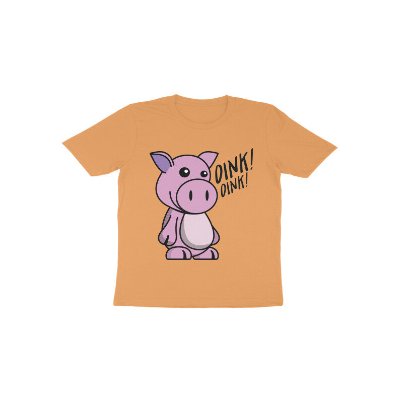 Toddler Half Sleeve Round Neck Tshirt – Piggy puraidoprints