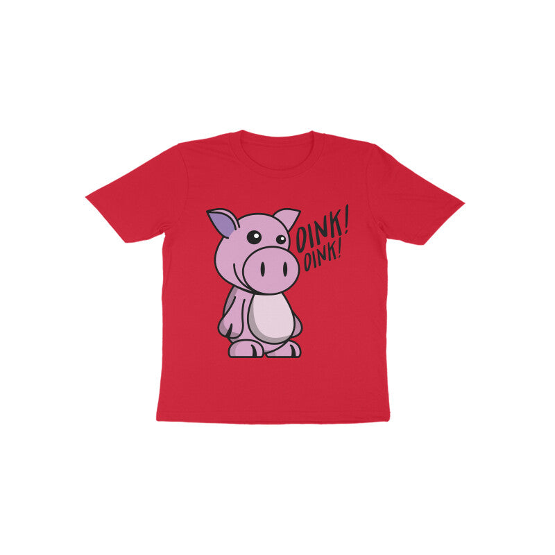 Toddler Half Sleeve Round Neck Tshirt – Piggy puraidoprints