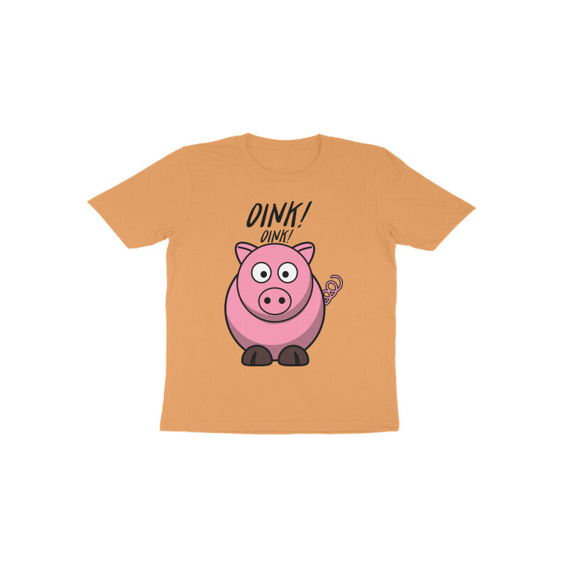 Toddler Half Sleeve Round Neck Tshirt – Piggy puraidoprints